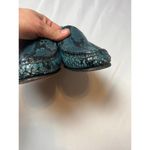 Ann Mashburn  Blue Green Python Loafers Sz. 36 Made in Italy (US 5.5) Photo 4