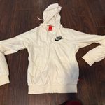 Nike Women's white windbreaker Bomber Jacket size XS Photo 7