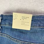 Universal Threads Universal Thread Medium Wash Destroyed Denim‎ High Rise Cuffed Skinny Jean Photo 11