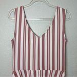 JOYFOLIE MIA JOY Striped Pinky Red and White Women's Dress Size L Size L Photo 6