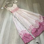 Polka Dot Dress vintage y2k floral midi womens Pink (small) retro girly party Photo 5