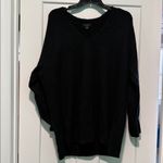 J.Crew  Black V-Neck Tunic Sweater, size medium Photo 1