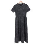 American Giant Women's Premium Slub Tiered Dress Size XS Made In USA Black Photo 1