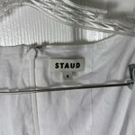 STAUD  Short Sleeve Wells Dress in White 6 Photo 6