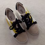 Zodiac  Faye Oxford Leather Sneakers in White & Black Photo 3