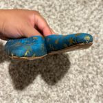 Stubbs & Wooton Palm Beach Heels Size 7.5 Whisical Whimsigoth Fairy Blue Photo 3