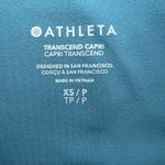 Athleta  Transcend Capri Legging Teal‎ Size XS/P Activewear Gym Yoga Photo 3