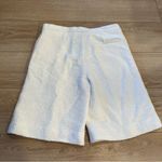St. John NWT  Blounc Shorts High Waisted Knit White 11” Inch Knee Length Size 6 Photo 8