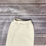 Peloton Cream Drawstring Waistband Elastic Leg Cuffs Cotton Sweatpants Large Photo 6