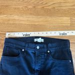 Madewell  9" Mid-Rise‎ Skinny Jeans in ISKO Stay Black size 29 Photo 3