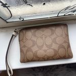 Coach  Leather Wallet Wristlet Photo 3