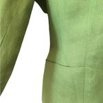 Talbots VTG 100% Irish Linen 2 Button Blazer Jacket Sz. 10P Lined Shoulder Pads Photo 5