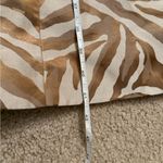 Kasper  Zebra Print dressy Coat Jacket Women’s Brown Beige 3/4 Sleeve size 14 Photo 13