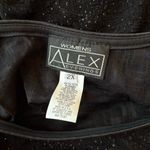 Alex Evenings NWT  Black glitter matching top and jacket set Photo 4