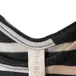 Pink Blush Maternity Striped Empire Waist Maxi Tank Dress Scoop Neck Small Women Photo 4