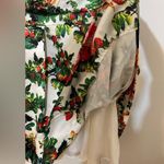 Floral Satin Dress with Pleats Multiple Size 0 Photo 7