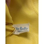 Vintage VAN RAALTE Canary Yellow women's gloves Wrist Length O/S 1960s Photo 3