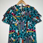 CROSBY by Mollie Burch  Evans Freestyle Flutter Sleeve Blouse Size XS Photo 5