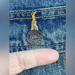 Polo Ralph Lauren Front Slit Denim Maxi Skirt vintage Y2k size 10 Blue Photo 6