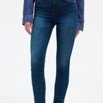 Madewell  denim 10in high rise skinny dark rinse $130 jeans casual contemporary Photo 1