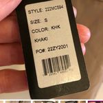 Guess Tan Trench Coat with White Trim | Size Small Photo 11