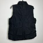 Lands' End black down puffer vest size large Photo 4