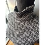 Sahalie Black & Gray Patterned Turtleneck Dress – Size S Photo 3