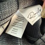 Rails  Black White Plaid Button Down Long Sleeve Bianca Soft Shirt Dress size M Photo 5