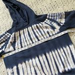Madewell Tie Dye (re)Sourced Cotton Hoodie Sweater Navy Blue (Small) comfy gym Photo 3