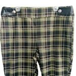 Cato Women’s Green Plaid Slip on Trouser Pants XL Photo 1