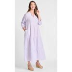 Flax Women's Gaia Dress in Sunrise Stripe size P (4-6) Artsy Lagenlook Bohemian Photo 5