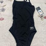 Speedo Women's Swimsuit One Piece Racing Cut Endurance Adult Black size 28 XS Photo 2