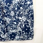 Disney VTG  Medium Shift Dress Blue Floral Hidden Mickey Sleeveless Resort 1293 Photo 4