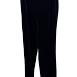 R&K Black Velvet Wide Leg Pants 10 vintage winter going out office holiday Photo 0