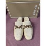 Dolce Vita Solina Loafers in Ivory 6 with box Womens Slides Mules Shoes Gold Photo 5
