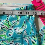 Lilly Pulitzer luxletic 24” high rise midi leggings turquoise oasis xs Photo 13