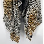 Alberto Makali  Open Cardigan Womens Top Sz S Boho Sheer Festival Animal Whimsy Photo 3