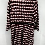 Draper James Homestead Houndstooth Fit & Flare Dress 3/4 Sleeve Multicolor Large Photo 5