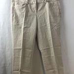 Loft Tan Cropped Capri Pants Photo 0