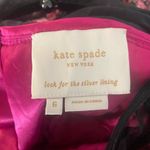 Kate Spade  New York Dress Size 6 Pink Midi Fit Flare Sheer Panel Tweed Chic Photo 4