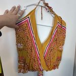 Forever 21 Halter Pink And Yellow Top Photo 1