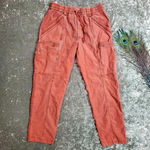 Anthropologie  Cropped Cargo Pants in Rust Photo 0