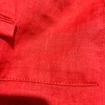 Banana Republic  Easy Linen Pull On Pant New Coral Wide Leg Size M Photo 12