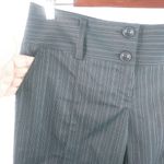 Tracy Evans  9 32x19 Black Pinstripe Capri Pants Photo 6