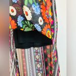 Show Me Your Mumu colorful floral Mexicali Double Slit Sheer Maxi Skirt Sz Small Photo 5
