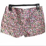 Madewell  Floral Raw Hem Denim Shorts Photo 1