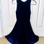 Aqua Dresses AQUA Velvet Blue Dress In Excellent Used Condition  Photo 1