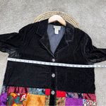 Coldwater Creek  Women’s Velvet Patchwork Blaster Jacket Longsleeve Artsy MP Photo 10