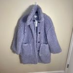 Topshop NWT Women's Chunky Borg Liliac Coat Size 8 Oversize Cozy Photo 8
