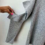 Endless Rose Endless‎ Rose Ruffled Cut Out Sleeve Sweater Grey M Photo 5
